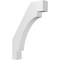 Ekena Millwork 3 1/2-in. W x 18-in. D x 26-in. H Merced Architectural Grade PVC Knee Brace BRCP035X18X26MRC - alternate 1